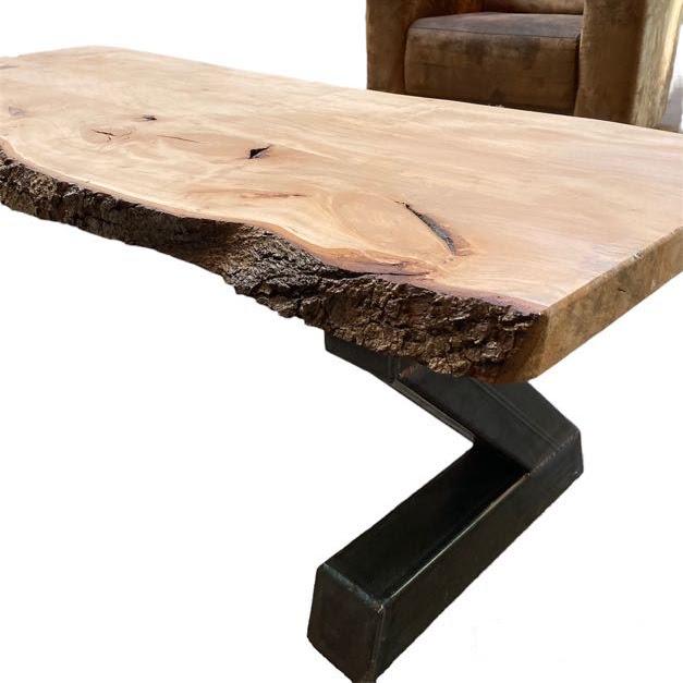 Table basse en Tilleul "La Wasabi"
